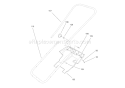 Handle Assembly Diagram and Parts List for 38171 8900001-8999999 - 1998 Toro Snow Blower