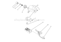 Starter Motor Assembly Diagram and Parts List for 38170 1000001-1999999 - 1991 Toro Snow Blower