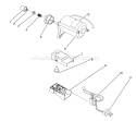 Starter Motor Assembly Diagram and Parts List for 38170 2000001-2999999 - 1992 Toro Snow Blower