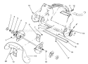 Auger Assembly Diagram and Parts List for 38170 3900001-3999999 - 1993 Toro Snow Blower
