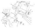 Auger Assembly Diagram and Parts List for 38176 2000001-2999999 - 1992 Toro Snow Blower