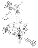 Page F Diagram and Parts List for 38176 2000001-2999999 - 1992 Toro Snow Blower
