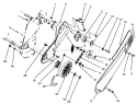 Pulley & Belt Cover Assembly Diagram and Parts List for 38176 5900001-5999999 - 1995 Toro Snow Blower