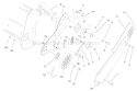 Pulley & Belt Cover Assembly Diagram and Parts List for 38176 7900001-7999999 - 1997 Toro Snow Blower