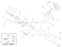 Starter Motor Assembly & Switch Housing Diagram and Parts List for 38176 7900001-7999999 - 1997 Toro Snow Blower