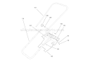 Handle Assembly Diagram and Parts List for 38176 8900001-8999999 - 1998 Toro Snow Blower