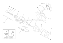 Starter Motor & Switch Housing Diagram and Parts List for 38176 8900001-8999999 - 1998 Toro Snow Blower