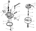 Part Location Diagram of 631621 Tecumseh Throttle Shutter