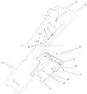 Part Location Diagram of 115-5682 Toro Cable-clutch