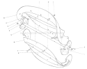 Rotor Assembly Diagram and Parts List for 38180 9000001-9999999 - 1989 Toro Snow Blower