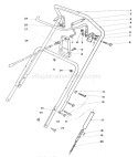 Part Location Diagram of 1000735 Tecumseh Upper Handle Assembly