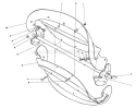Rotor Assembly Diagram and Parts List for 38180 0007974-0008194 - 1990 Toro Snow Blower