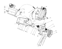 Engine & Main Frame Diagram and Parts List for 38180 6000001-6999999 - 1986 Toro Snow Blower