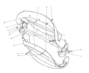 Rotor Assembly Diagram and Parts List for 38181 2000001-2999999 - 1992 Toro Snow Blower