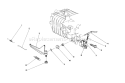 Governor Assembly Model Diagram and Parts List for 38181 3900001-3999999 - 1993 Toro Snow Blower