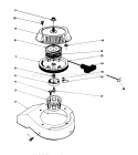 Recoil Starter Diagram and Parts List for 38180 4900001-4999999 - 1994 Toro Snow Blower