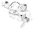 Engine & Main Frame Diagram and Parts List for 38180 4900001-4999999 - 1994 Toro Snow Blower