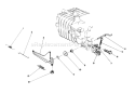 Governor Assembly Model Diagram and Parts List for 38180 4900001-4999999 - 1994 Toro Snow Blower
