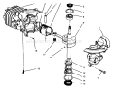 Short Block Assembly Diagram and Parts List for 38181 6900001-6999999 - 1996 Toro Snow Blower