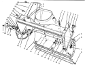 Housing Assembly Diagram and Parts List for 38181 6900001-6999999 - 1996 Toro Snow Blower