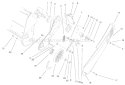 Impeller Drive Assembly Diagram and Parts List for 38170 200000001-200999999 - 2000 Toro Snow Blower