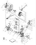 Engine Diagram and Parts List for 38172 230000001-230999999 - 2003 Toro Snow Blower