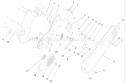 Impeller Drive Assembly Diagram and Parts List for 38172 250010001-250999999 - 2005 Toro Snow Blower