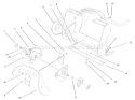 Impeller Assembly Diagram and Parts List for 38183 210000001-210999999 - 2001 Toro Snow Blower