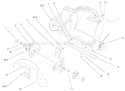 Impeller Assembly Diagram and Parts List for 38183 230000001-230999999 - 2003 Toro Snow Blower