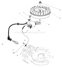 Flywheel & Magneto Assembly Diagram and Parts List for 38185 9000001-9999999 - 1989 Toro Snow Blower
