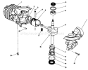 Short Block Assembly Diagram and Parts List for 38186 0000001-0999999 - 1990 Toro Snow Blower