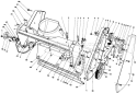 Housing Assembly Diagram and Parts List for 38186 0000001-0999999 - 1990 Toro Snow Blower