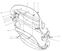 Rotor Assembly Diagram and Parts List for 38186 1000001-1999999 - 1991 Toro Snow Blower