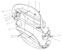 Rotor Assembly Diagram and Parts List for 38186 2000001-2999999 - 1992 Toro Snow Blower
