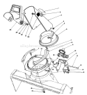 Discharge Chute Assembly Diagram and Parts List for 38186 2000001-2999999 - 1992 Toro Snow Blower