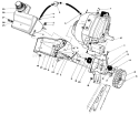 Engine & Main Frame Assembly Diagram and Parts List for 38186 2000001-2999999 - 1992 Toro Snow Blower