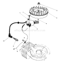Flywheel & Magneto Assembly Diagram and Parts List for 38186 2000001-2999999 - 1992 Toro Snow Blower