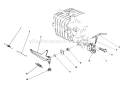 Governor Assembly Diagram and Parts List for 38186 2000001-2999999 - 1992 Toro Snow Blower