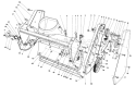 Housing Assembly Diagram and Parts List for 38186 3900001-3999999 - 1993 Toro Snow Blower