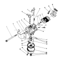 Carburetor Assembly Diagram and Parts List for 38185 4900001-4999999 - 1994 Toro Snow Blower
