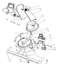 Discharge Chute Assembly Diagram and Parts List for 38185 4900001-4999999 - 1994 Toro Snow Blower