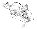Engine & Main Frame Assembly Diagram and Parts List for 38185 4900001-4999999 - 1994 Toro Snow Blower
