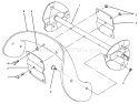 Rotor Assembly Diagram and Parts List for 38186 6900001-6999999 - 1996 Toro Snow Blower
