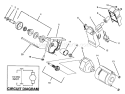 Part Location Diagram of 70-7801 Toro Starter Motor Assembly