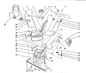 Upper Shroud Assembly Diagram and Parts List for 38191 2000001-2999999 - 1992 Toro Snow Blower