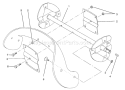 Rotor Assembly Diagram and Parts List for 38190 39000001-39999999 - 1993 Toro Snow Blower