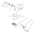 Starter Motor Diagram and Parts List for 38195 1000001-1999999 - 1991 Toro Snow Blower