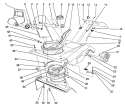 Upper Shroud Assembly Diagram and Parts List for 38195 1000001-1999999 - 1991 Toro Snow Blower