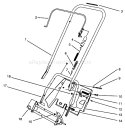Part Location Diagram of 71-5040 Toro Lower Shroud