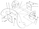 Rotor Assembly Diagram and Parts List for 38195 69000001-69999999 - 1996 Toro Snow Blower